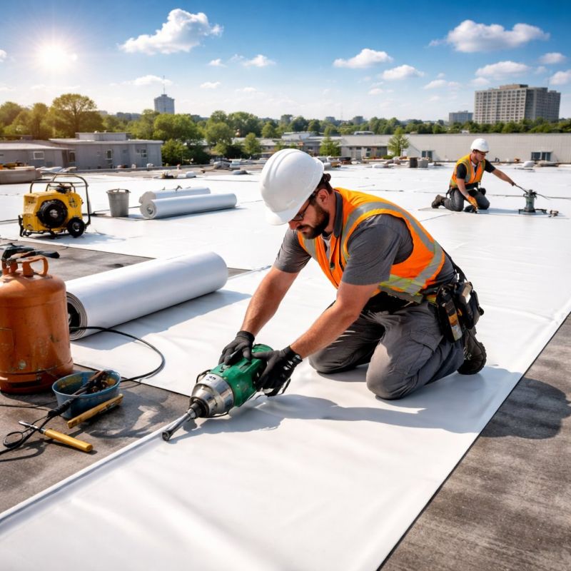 Tpo Roof Installation detail